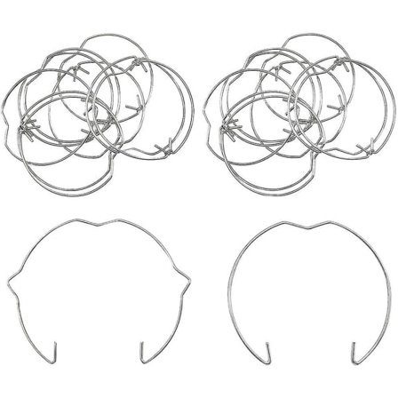 20 lampeholdere for 50 mm MR16 GU10 spotlight, ringklemmer for LED og halogenlamper