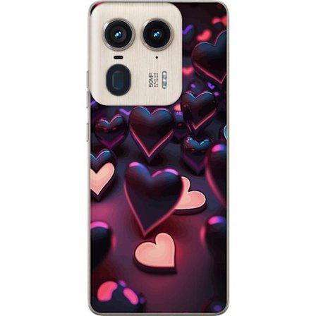 Kompatibel Mobilcover til Motorola Motorola Edge 50 Ultra Midnatshjerter