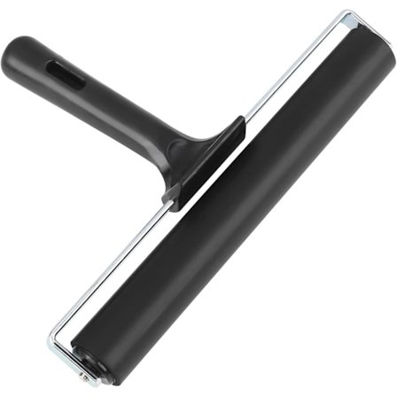 Gummivals (20 cm), oliemalerredskab, linoleumsvalse, værktøj til farvepletter, til overfladefarvning, tryk, tapet