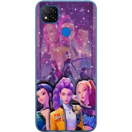 Kompatibel Mobilcover til Xiaomi Xiaomi Redmi 9C NFC Kpop Demon Jægere Zoey Mira Aya Frontline Stjerner Forenet Magi