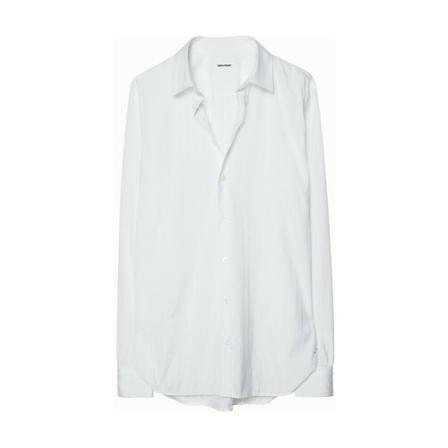 Zadig & Voltaire Casual Shirts , Wit , Heren , Maat: 2XL