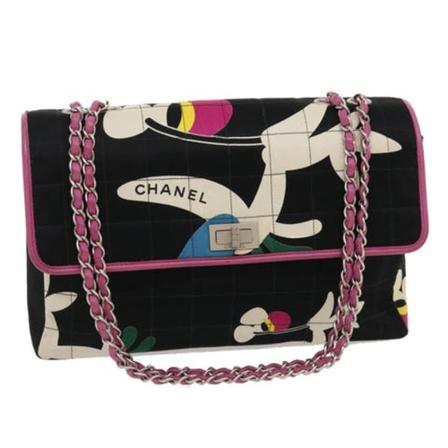 Chanel Vintage Pre-owned Flap Tas , Zwart , Dames , Maat: ONE Size Vintage Tassen
