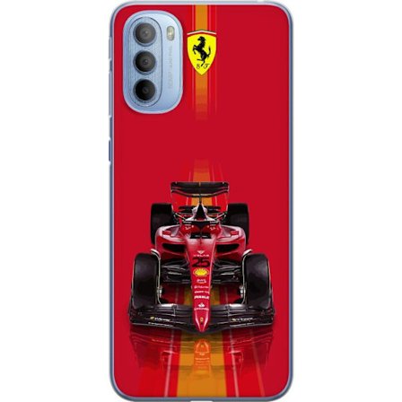 Yhteensopiva Puhelinkuori Motorola Motorola Moto G31 Ferrari Formula 1 -auto ikonisessa punaisessa muotoilussa urheilullisella tarkkuudella