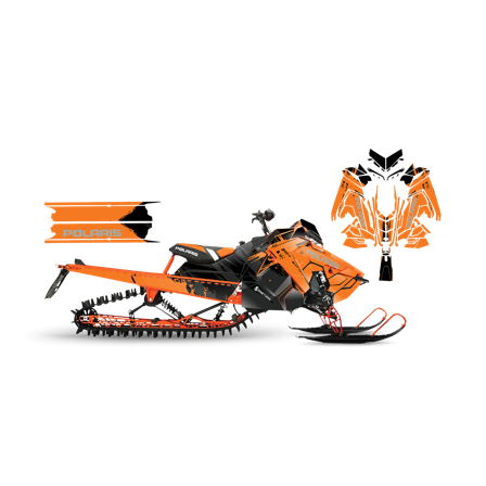Tarrasarja SweTown El-Capitan Oranssi - Polaris Axys 800 SKS 146 2018-2020