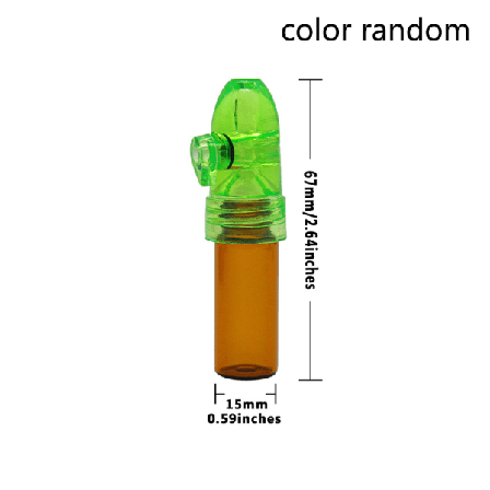 53mm/67mm/82mm glassflasker pillebokseske Bærbar pilleholder 67mm