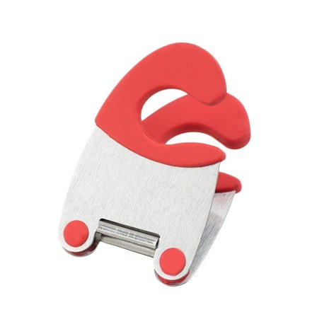2 stk Pan Side Scoop Clamp Pot Edge Shovel Clip RØD