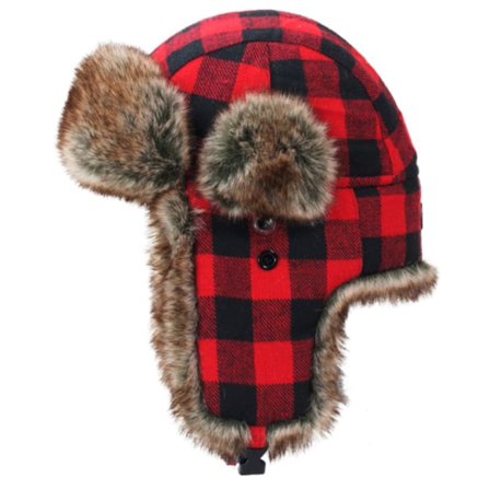 Avignon Flaps Hat Textile Unisex beanies Red 57