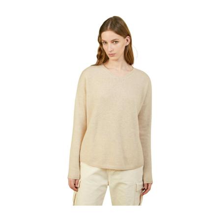 At.P.Co, Round-neck Knitwear Beige, Dames, Maat:S