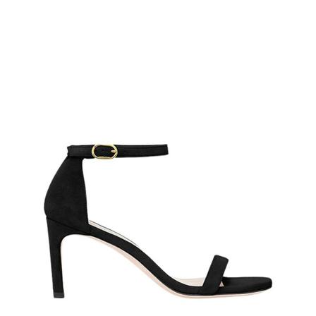Stuart Weitzman Sandalen , Zwart , Dames , Maat: 36 1/2 EU