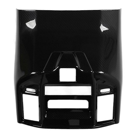 Bakre Luftutsläpp Ventil Trim Kolfiber Stil Bil Bakre Armstöd Box AC Ventil Kåpa Ram Passar för 1500 2023 ZZT