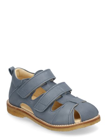 ANGULUS Sandals - Flat - Closed Toe - Blue - 27