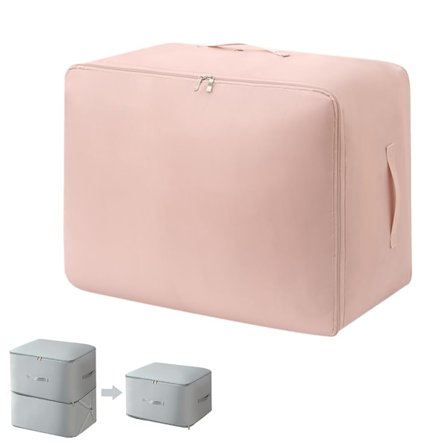 Ultimate-pakkauspussi, erittäin kompakti itsepakkaava säilytyspussi (Pinkki, XL)