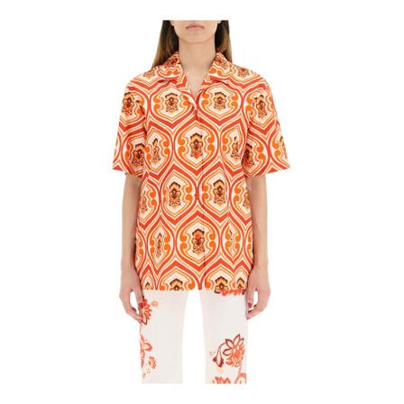 Etro Shirt Orange, Dame Skjorter