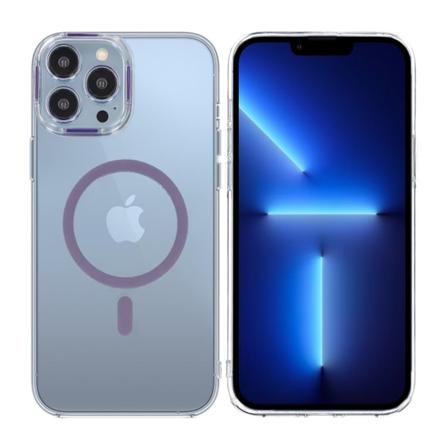 iPhone 13 Pro Max Stöttålig Mobilskal med Magsafe - Lila Lila