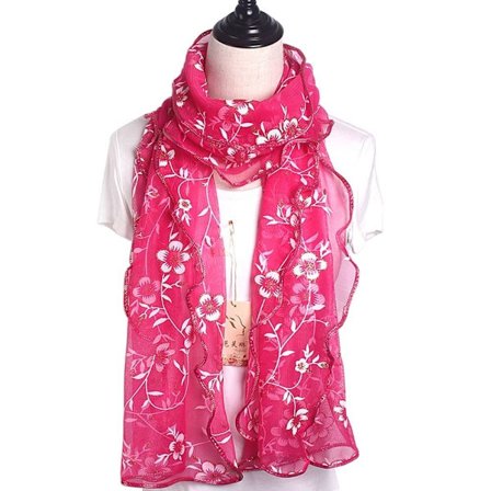 Damsjalar för damer Sjal Head Wraps ROSE RED