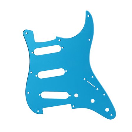 Matt ripebestandig metallplekterbrett beskyttelsesplate for ST elektriske gitarer GQ62