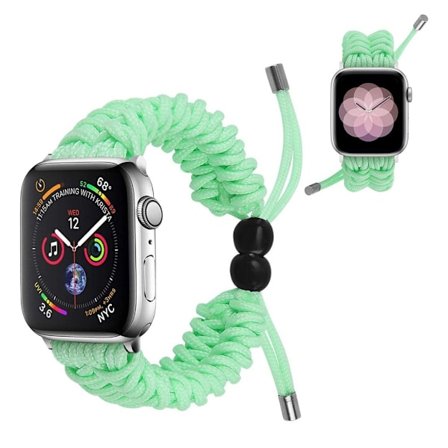 Apple Watch Series 6 / 5 40mm braided watch band - Green