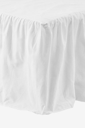 Venture Home - Pixy Bed Skirt - Vit - Sängkappor - 120X200 - Från Homeroom