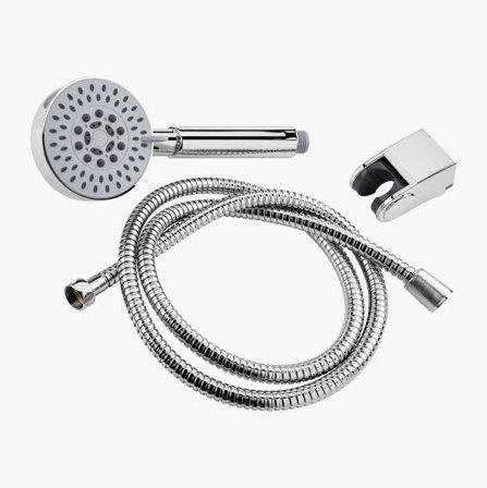 Duschset 5-Jet Utan Duschstång Förkromad ABS EPDM - Biltema