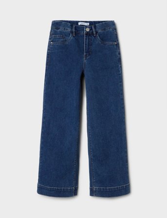 name it Nkfrose Hw Wide Jeans 1356-On Noos - Blue - 164