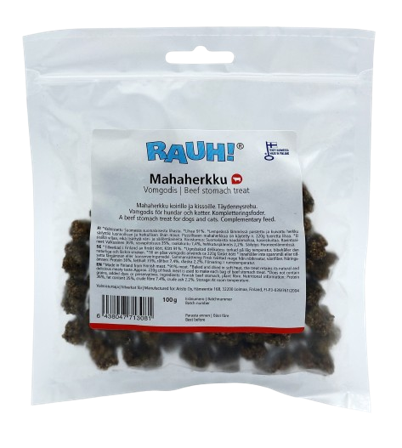 Rauh - Godbit med vom 100 g - Hund - Hundegodbiter & tyggebein - Naturlige godbiter for hund - ZOO.no