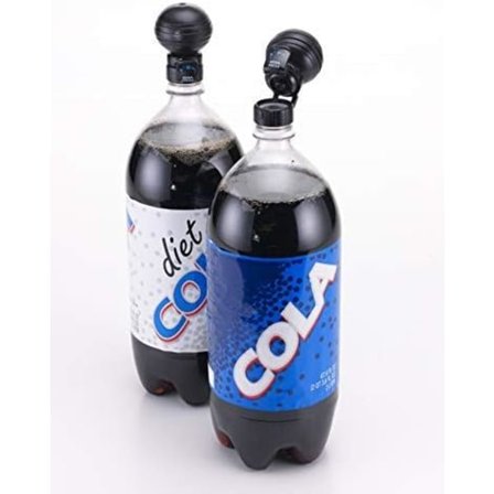 Flaskkork, Keeper Pump & Pour, En Storlek, Svart