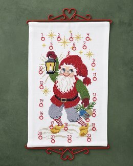 Broderipakke Kalender Nisse med lykt - Permin