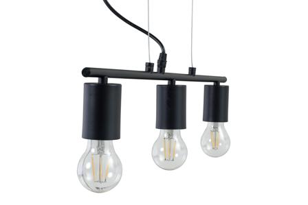 Aneta Lighting STRICT taklampe 3-lys rett, svart, 3 x E27