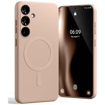 Mercury Mobilskal till Galaxy S25 Plus MagSafe Semi-Silikon - Rosa