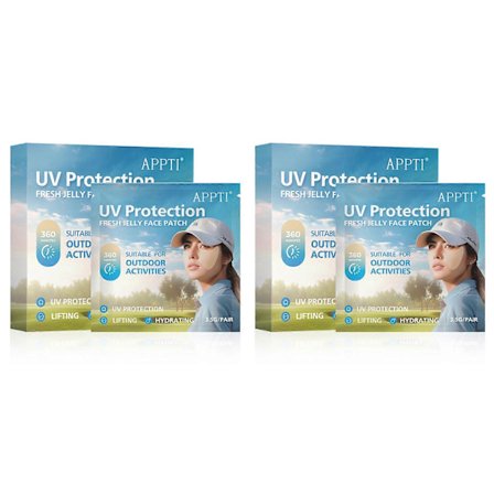 UV-beskyttelses ansiktsplaster for golf utendørs sport, fuktighetsgivende pustende solbeskyttelses ansiktsplaster, for utendørs sport