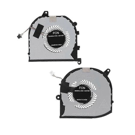 CPU+ GPU Kjølevifte XPS 15 9570 7590 Precision 5530 P56F002 Laptop CPU+GPU Kjølevifte Som vist