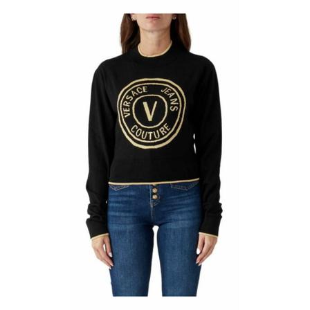 Versace Jeans Couture, Knitwear Zwart, Dames, Maat:S