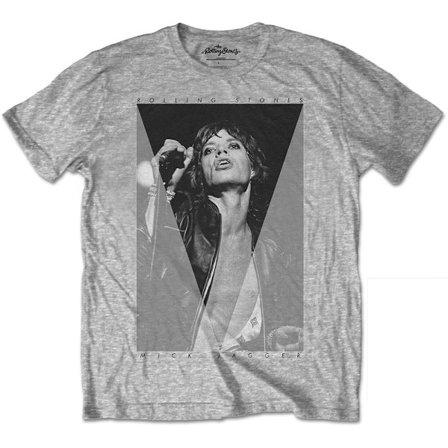 The Rolling Stones Dam/Kvinnor Mick Triangle T-Shirt S Grå