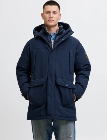 Jack & Jones Jjfinn Softshell Parka - Navy - L