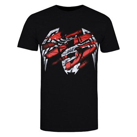 Venom Mens Tear T-Shirt XXL Svart/Röd/Grå