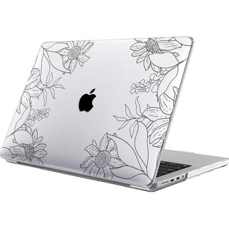 Beskyttelsesskal - MacBook - Air 13 Tommer - Ultra Slim - Antiskrid - Blomsterdesign