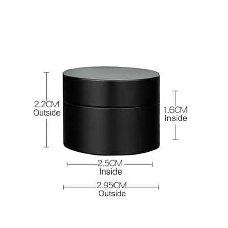 Minialuminiumlegering vattentät flaska Kapselförseglingsflaska EDC W
