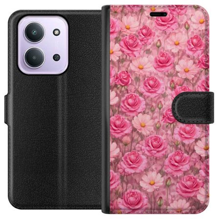 Yhteensopiva Lompakkokotelo Xiaomi Redmi 15C Petal Reverie Blush Rose