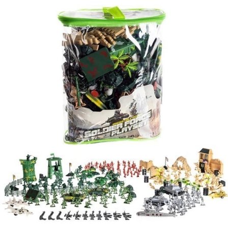 Lekesoldater Sett - Militærbase - 300 deler