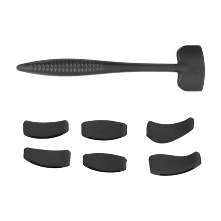 6 i 1 øyenskygge-stempelsett Silikon Bærbar øyenskygge-applikator Crease Line Kit Makeup Tool for kvinner jenter