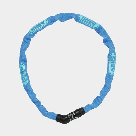 Ketjulukko koodilla / yhdistelmälukko ABUS Steel-O-Chain 4804C, 75 cm, Ø4 mm, sininen