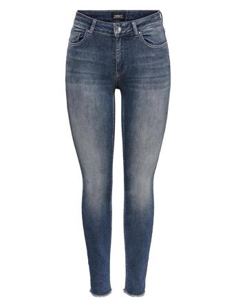 ONLY Onlblush Mid Sk Ank Rw Rea422 Noos Blå
