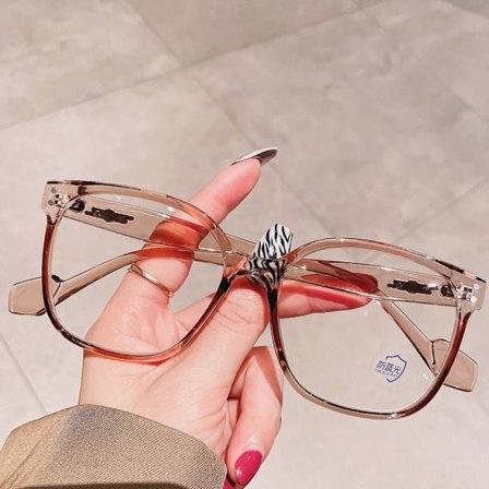 Anti-Blue Light Briller Overdimensjonerte briller BRUN