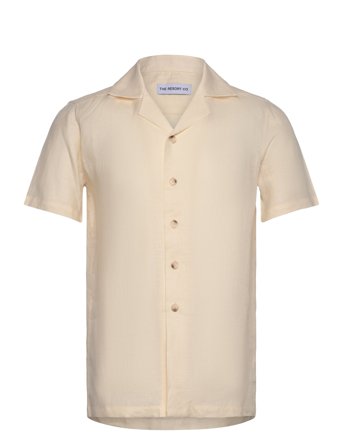 Linen Resort Shirt Ivory Beige The Resort Co.