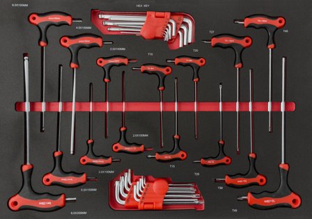 PELA 497997 Torx- och skruvmejselsats 35 delar, Skruva