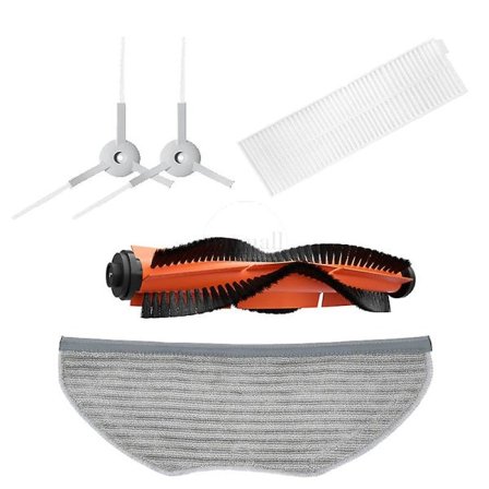 Xiaomi Mijia G1 MJSTG1 Mi Robot -imurille tarkoitettuja tarvikkeita: Pääharja, HEPA-suodatin, moppi ja 5 kangasta