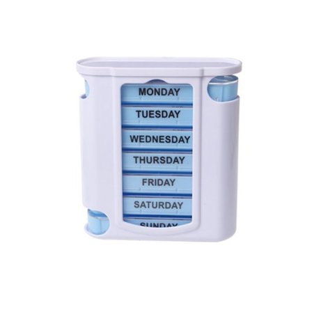 Tabletæske til 7 dage, pilleæske med 4 rum pr. dag, medicin
