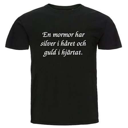 T-shirt - En mormor har silver i håret