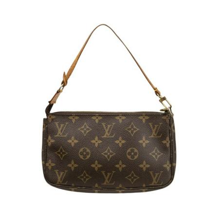 Louis Vuitton Vintage, Pre-owned Pochette Accessoires Monogram Bag Bruin, Dames, Maat:ONE Size,Canvas