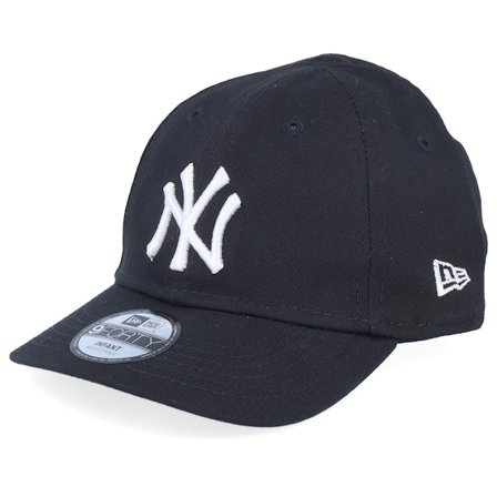 New Era - New York Yankees Essential Infant 9Forty Black/White Adjustable Adjustable Black Cap - MLB @ Hatstore